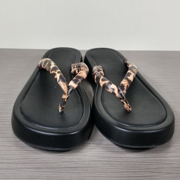 14th & Union Audrina Animal Print Flatform/Platform Sandal, Womens Size 9 M - Picture 2 of 8